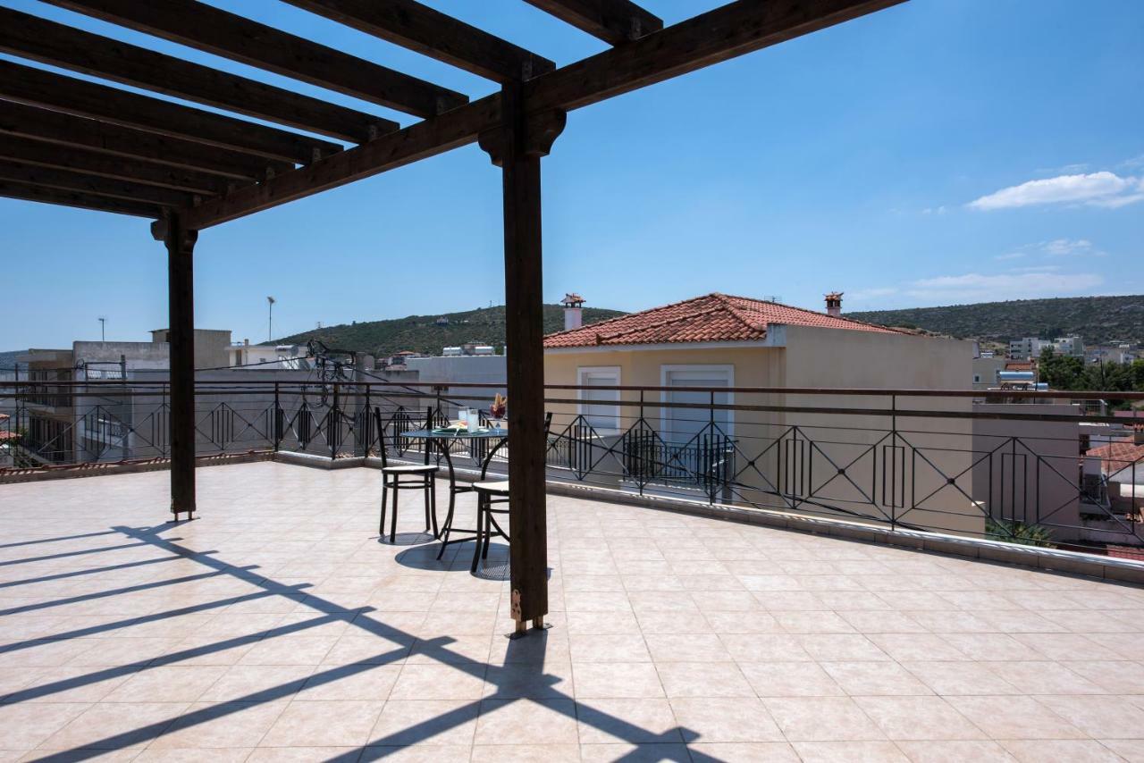 Top Floor Modern Studio In Central Koropi Apartment Exterior foto