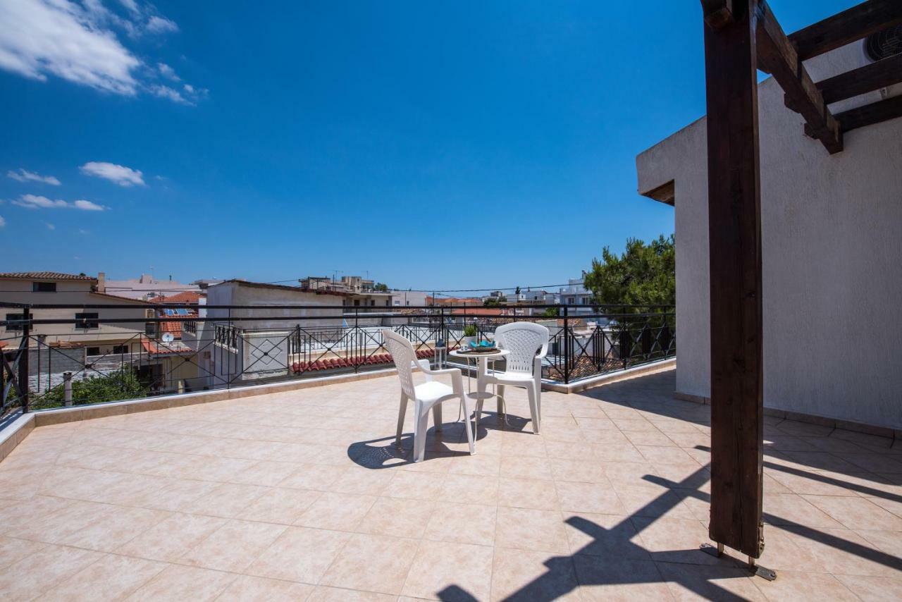 Top Floor Modern Studio In Central Koropi Apartment Exterior foto