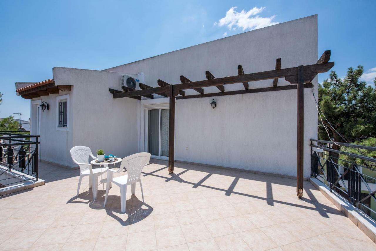 Top Floor Modern Studio In Central Koropi Apartment Exterior foto